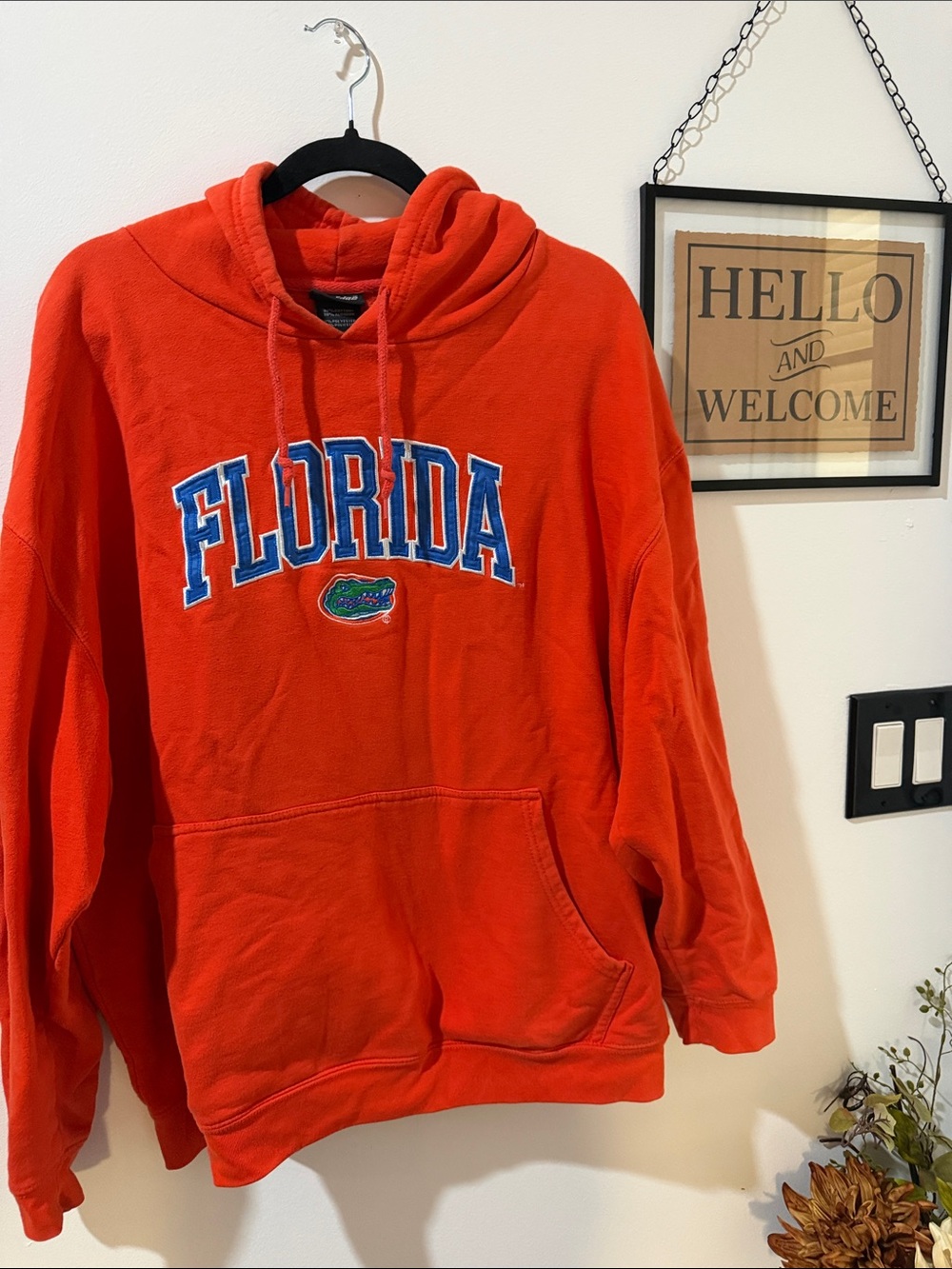 Pro Edge Orange Florida Hooded Sweatshirt